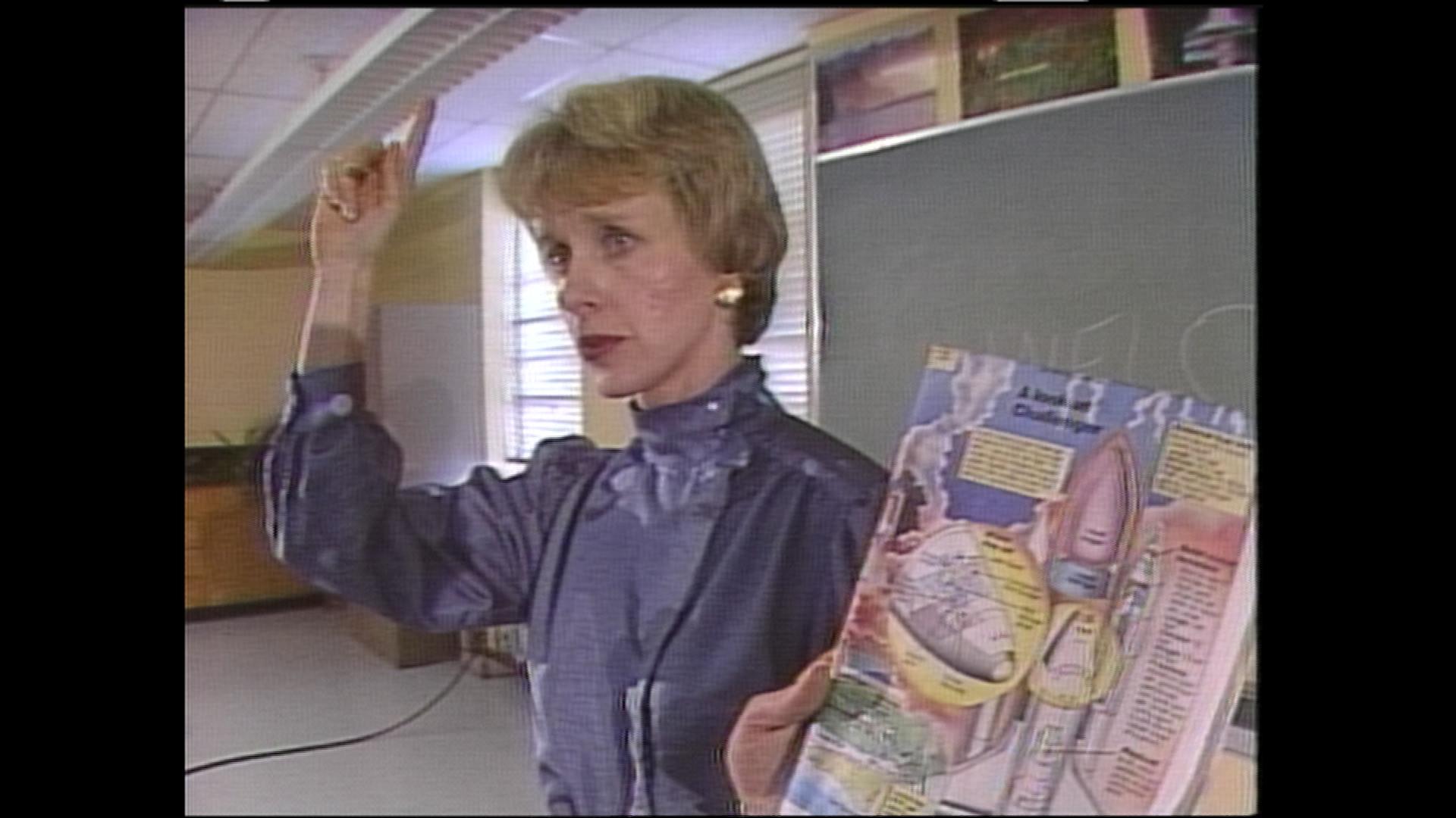 40 years ago , she was a semifinalist to be on board the Challenger