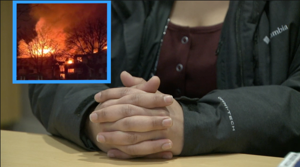 Wyoming woman rescued from apartment fire shares story