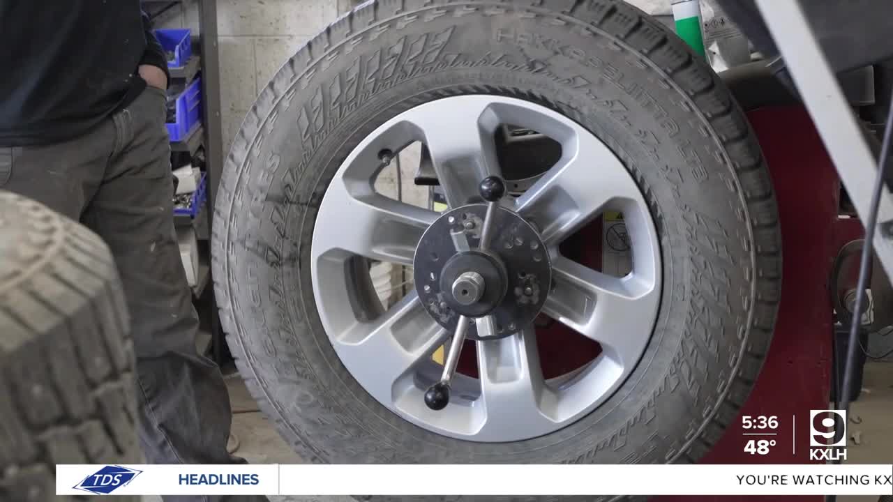 Tire shops are seeing impact of little snow on roads
