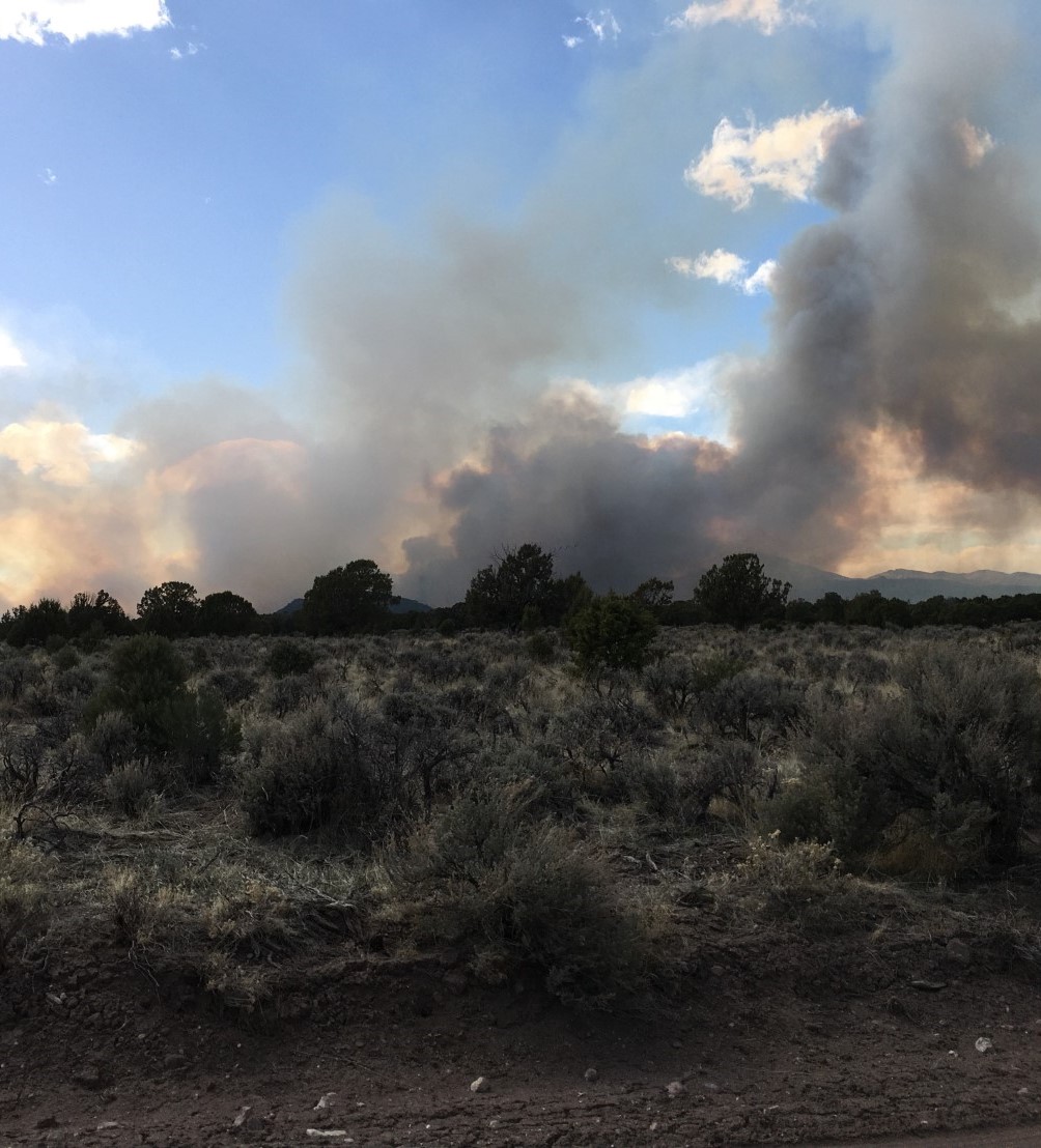 Iron County wildfire visible from Cedar City - Vimarsana News