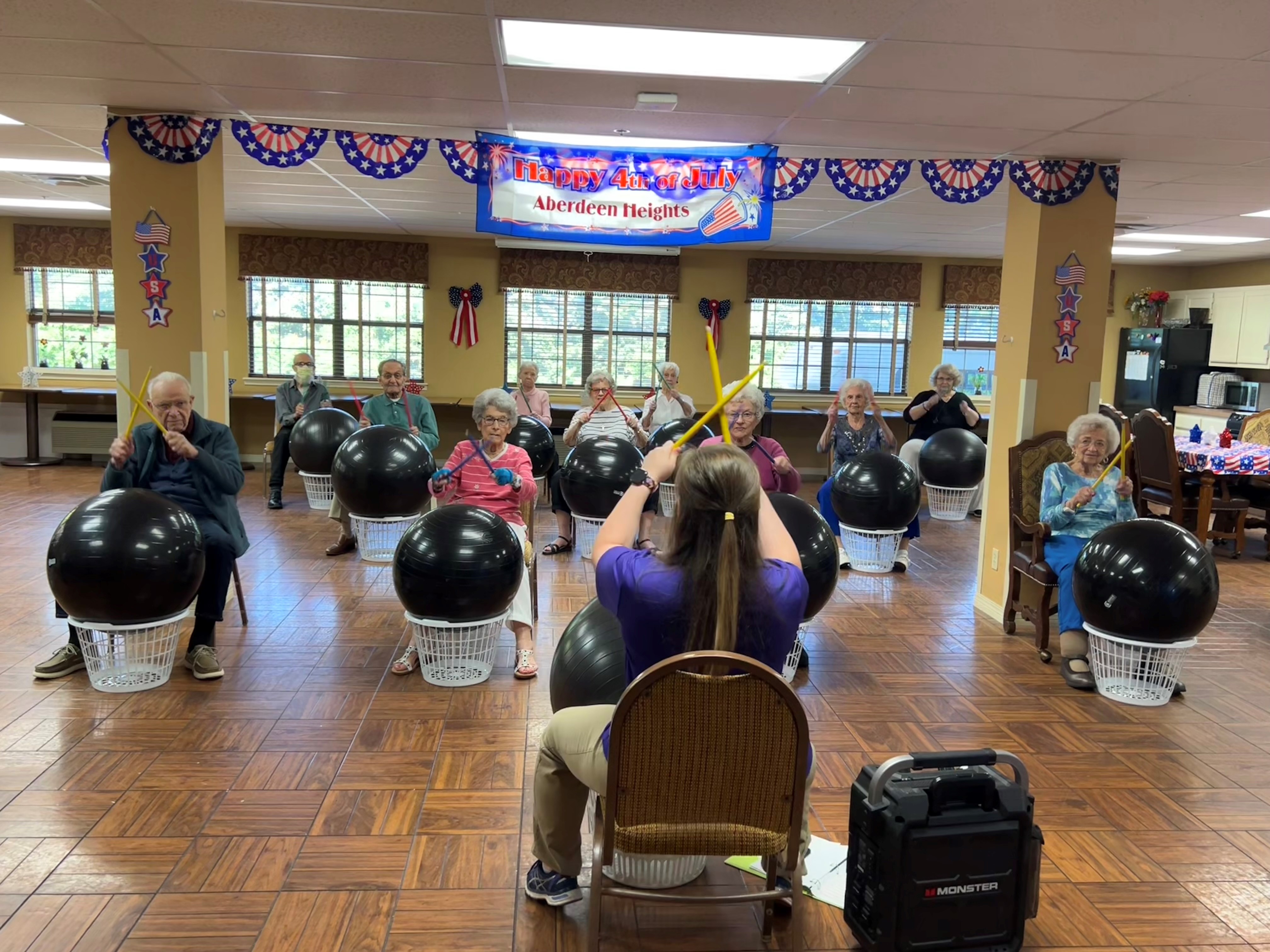 Cardio drumming seniors set to shine - Vimarsana News