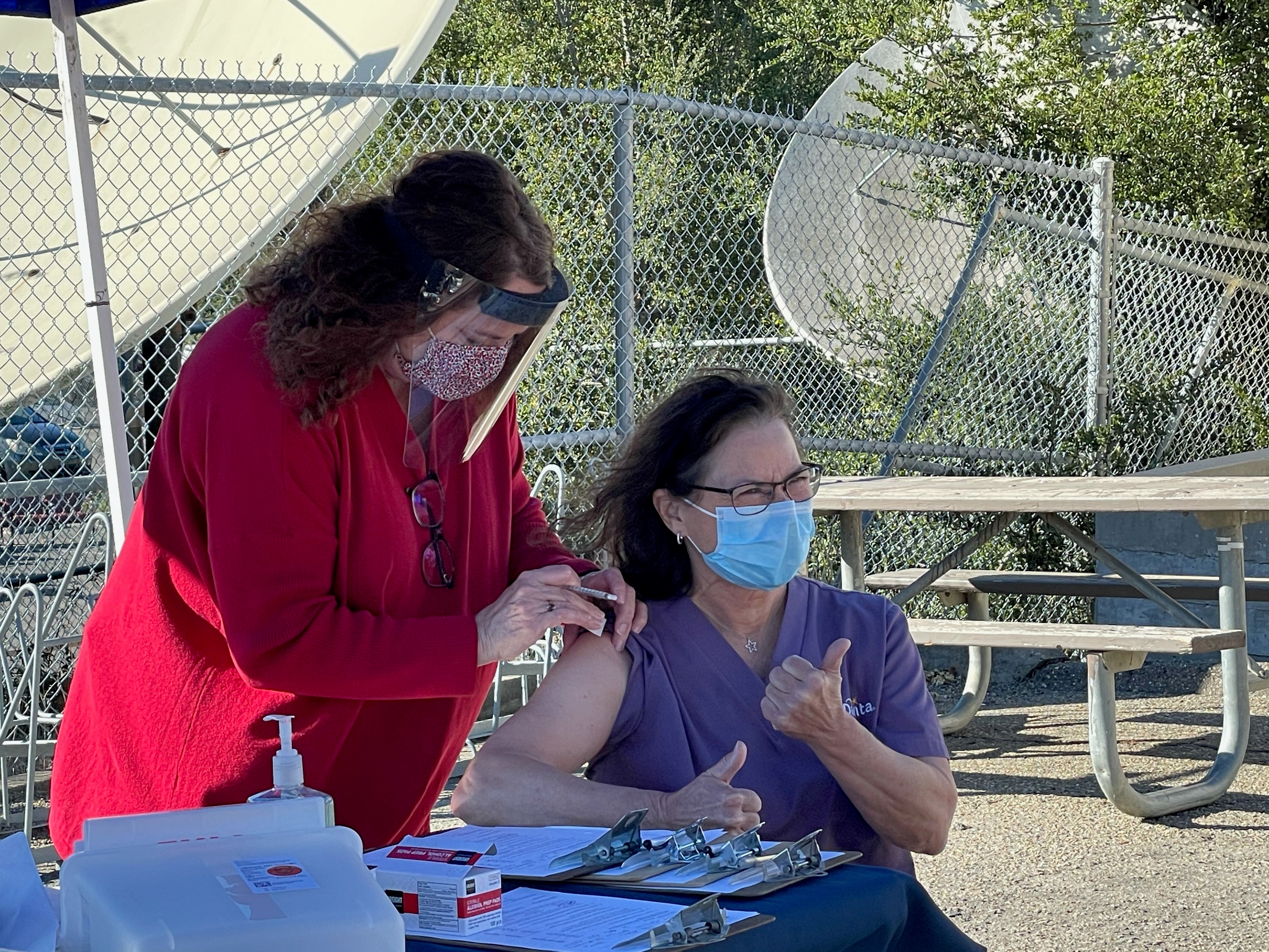 SLO County healthcare workers receive first dose of COVID-19 vaccine - Vimarsana News