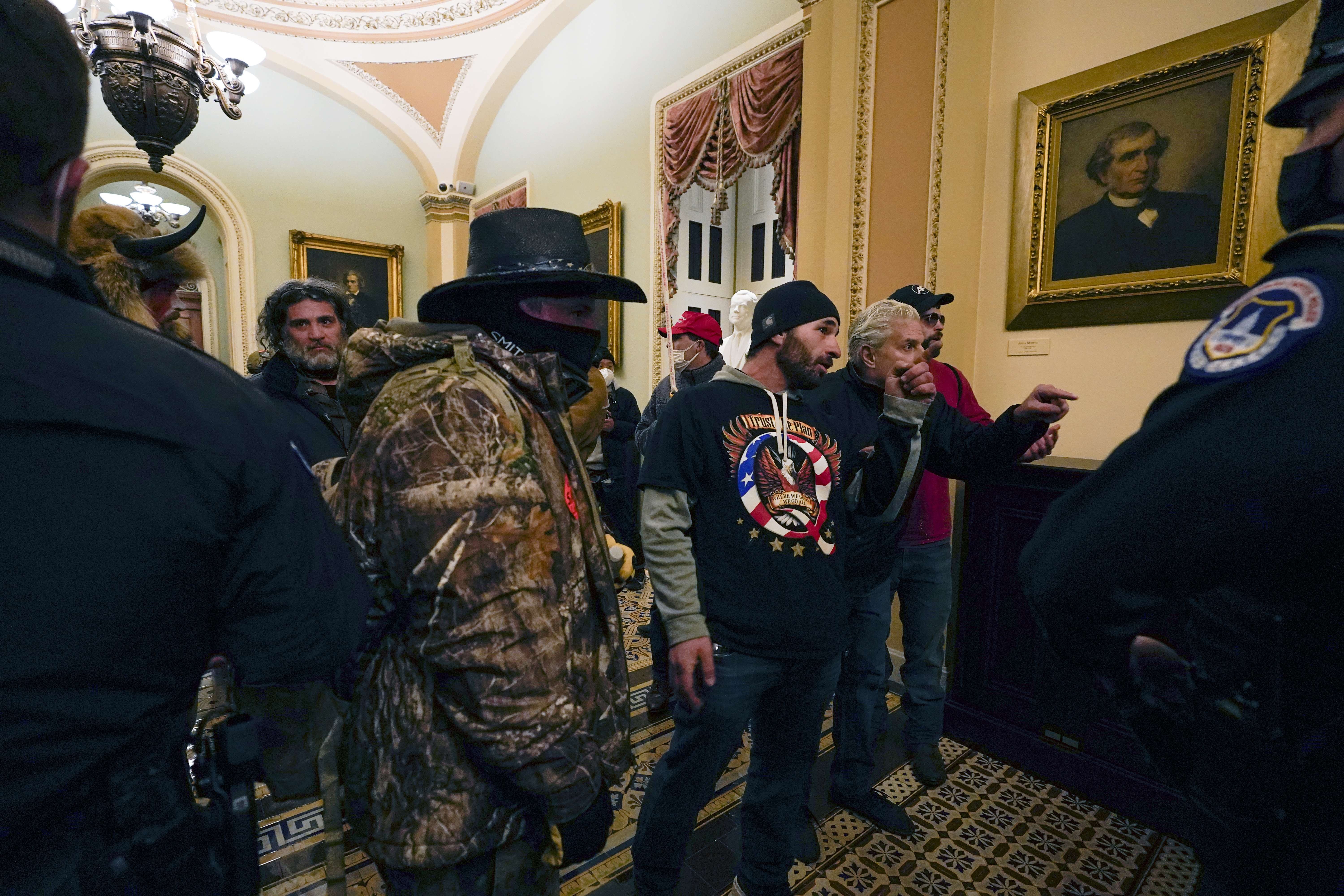 LIVE: Lawmakers given gas masks as protesters breach US Capitol - Vimarsana News