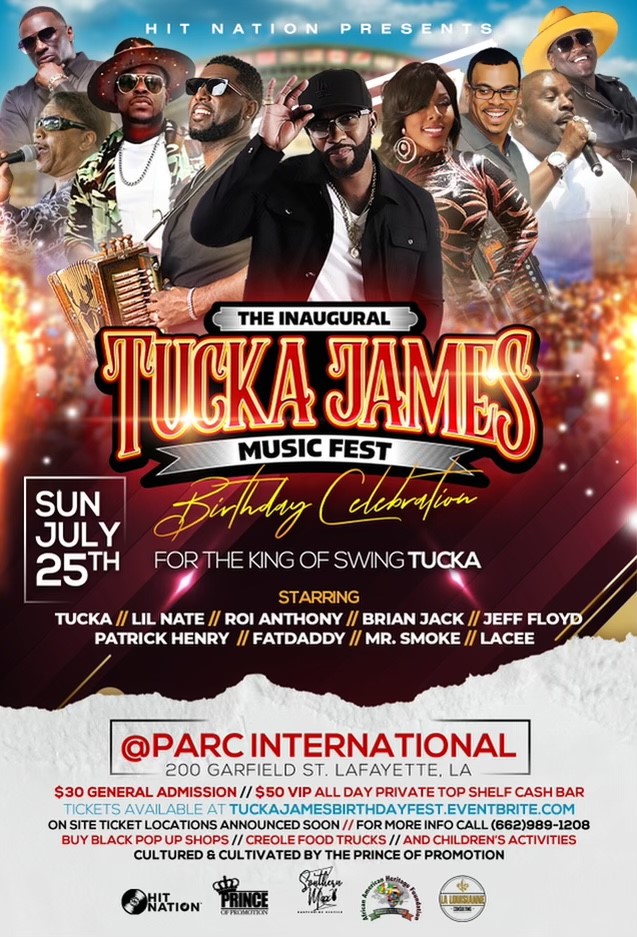 Tucka James Music Fest coming to Lafayette - Vimarsana News