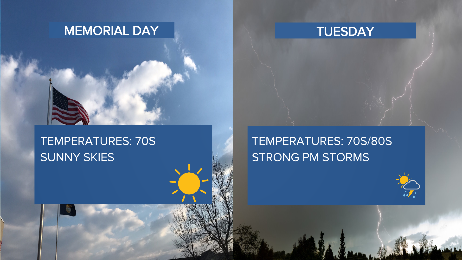 Weather Forecast: Strong storms move in Tuesday - Vimarsana News