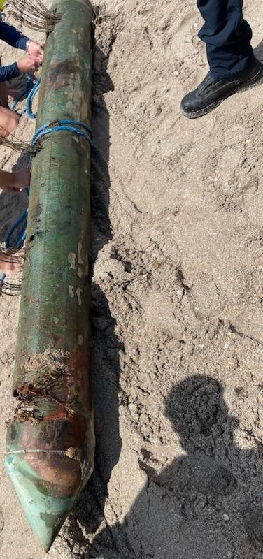 What is it? Agencies seek to identify long tubular object found in ocean - Vimarsana News