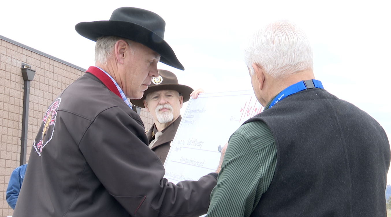 Rep. Zinke presents grant check for Flathead, Lake and Glacier County projects - Vimarsana News