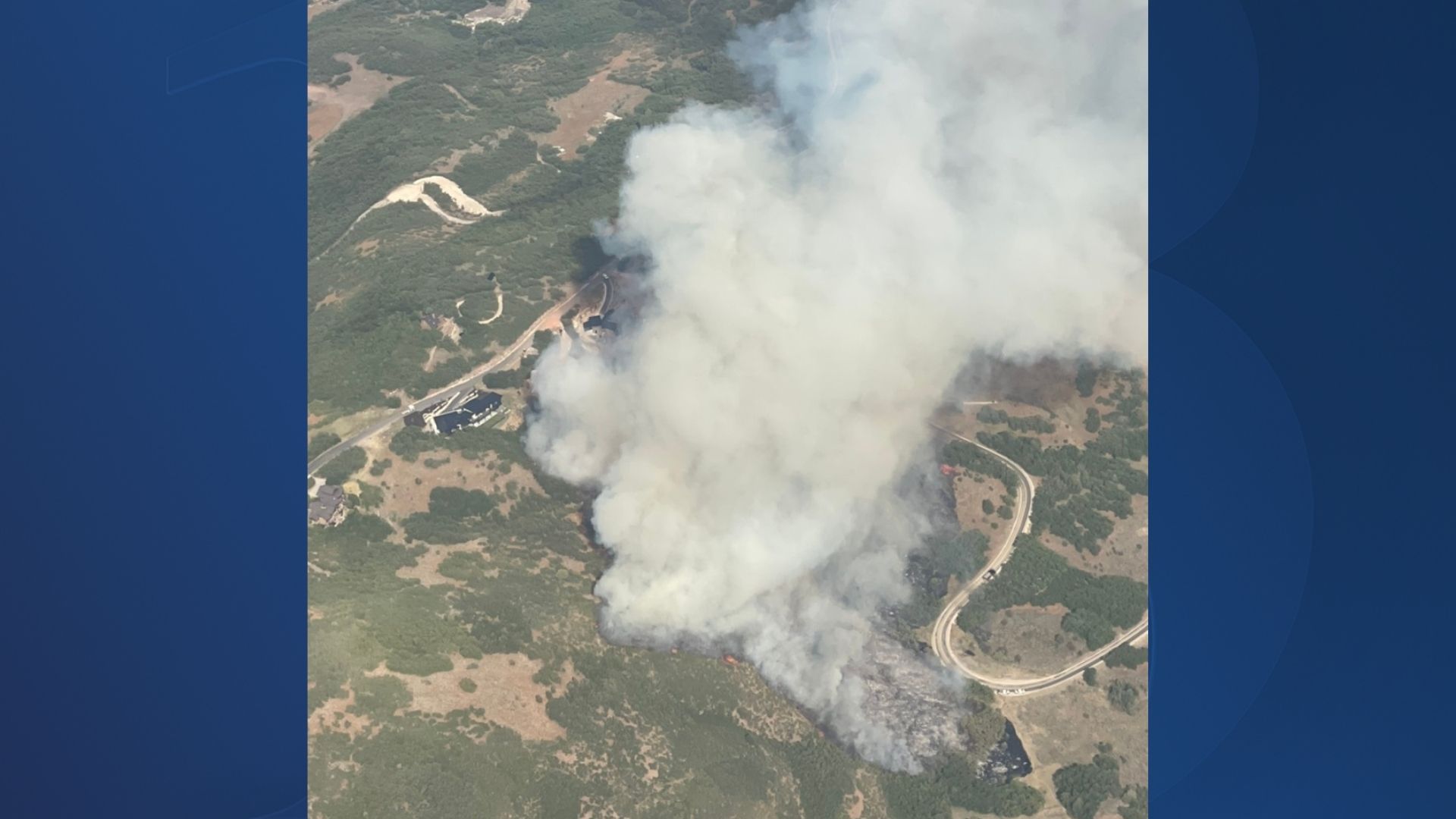 Homes evacuated due to wildfire near Snowbasin, Pineview - Vimarsana News