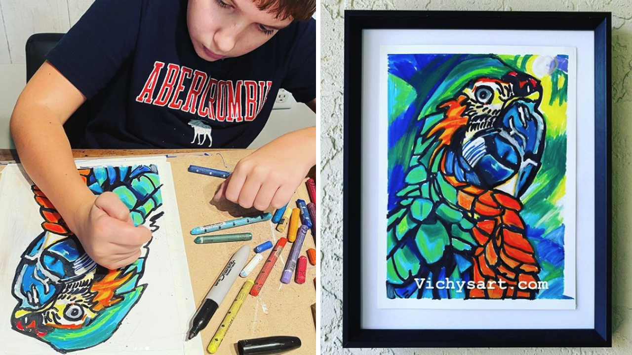 Nonverbal 12-year-old boy with autism unlocks artistic gift during pandemic - Vimarsana News