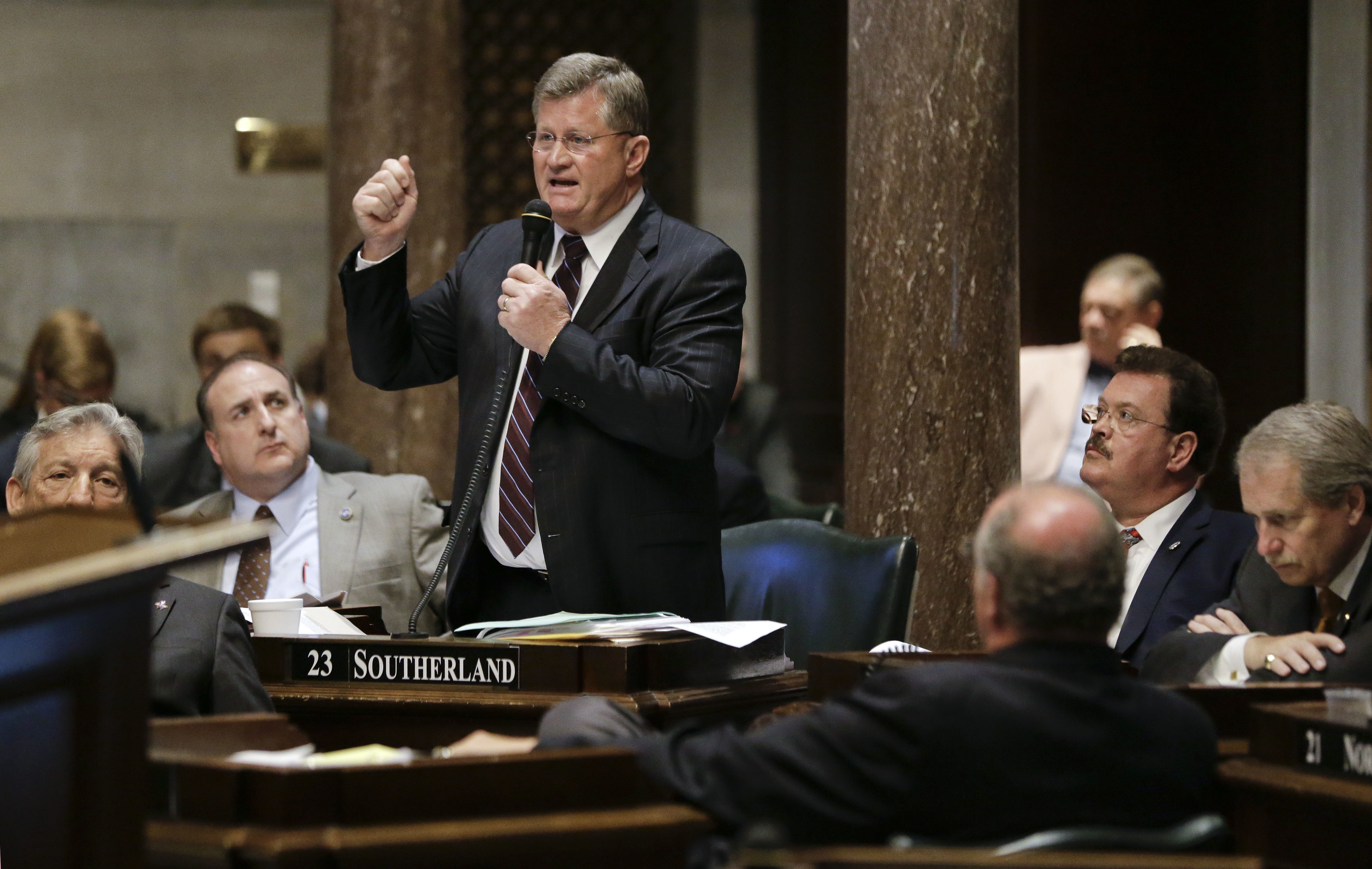 After a medical episode, Sen. Southerland wheeled out of chamber - Vimarsana News