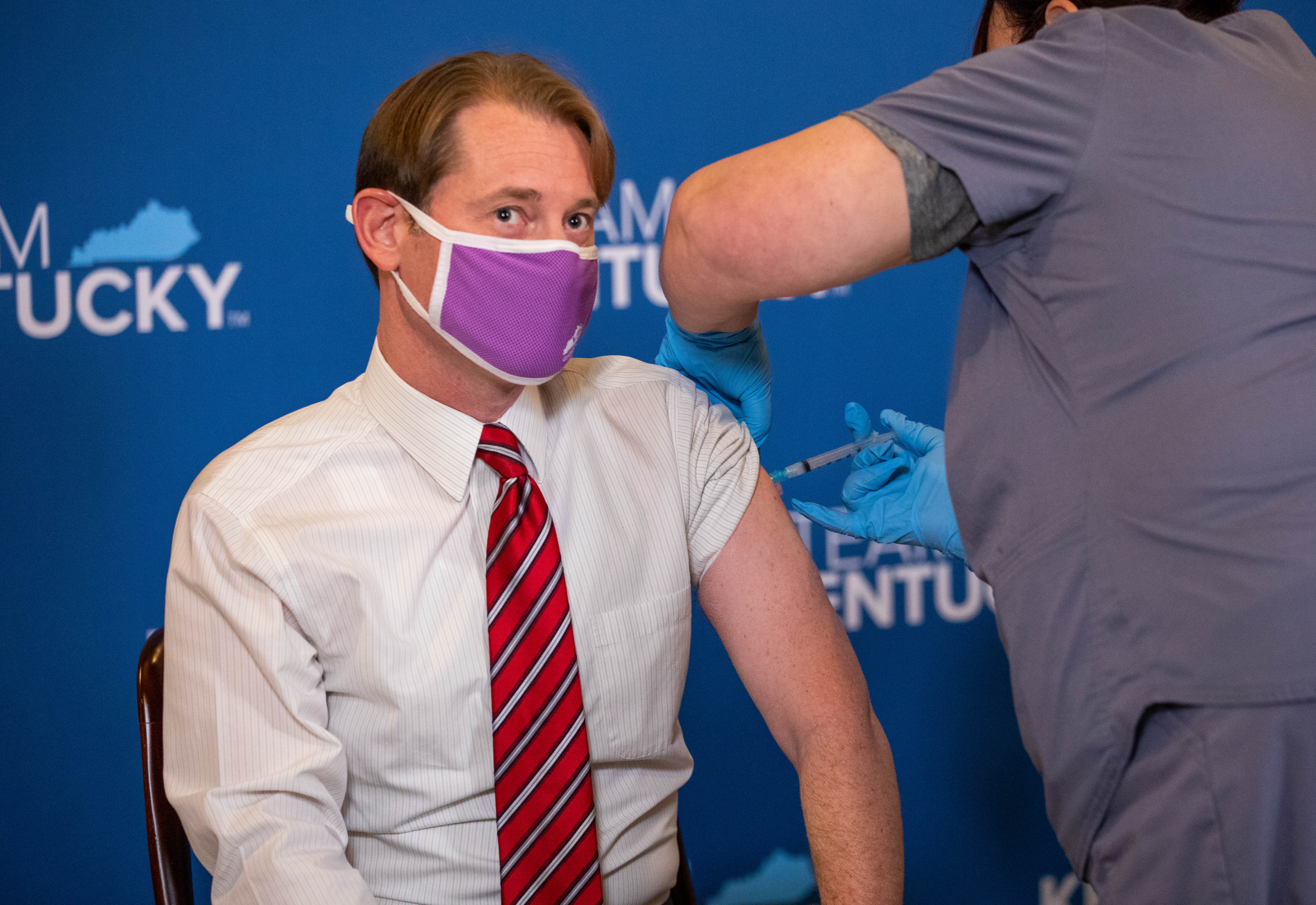 Secretary Adams, more state leaders receive initial dose of COVID-19 vaccine - Vimarsana News