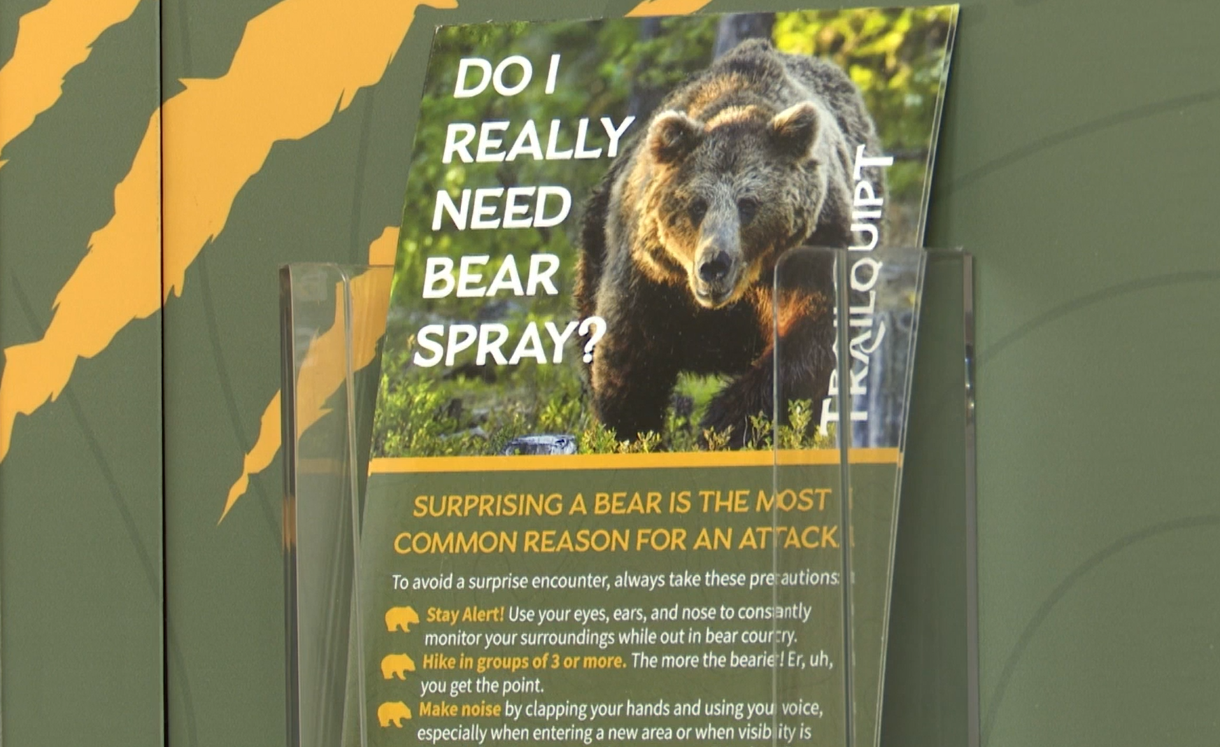Kiosk offers rentable bear spray at three locations near Yellowstone Park - Vimarsana News
