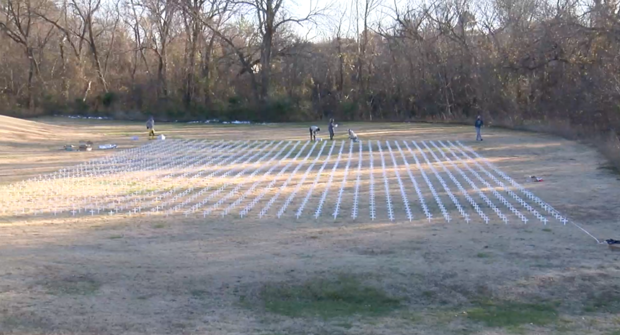 A cross for every Oklahoma life lost due to COVID-19 - Vimarsana News