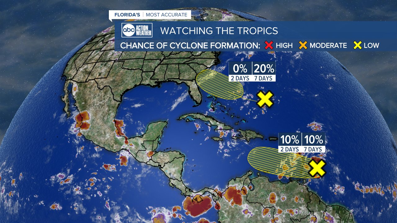 Hurricane forecasters watching 2 areas for possible development - Vimarsana News