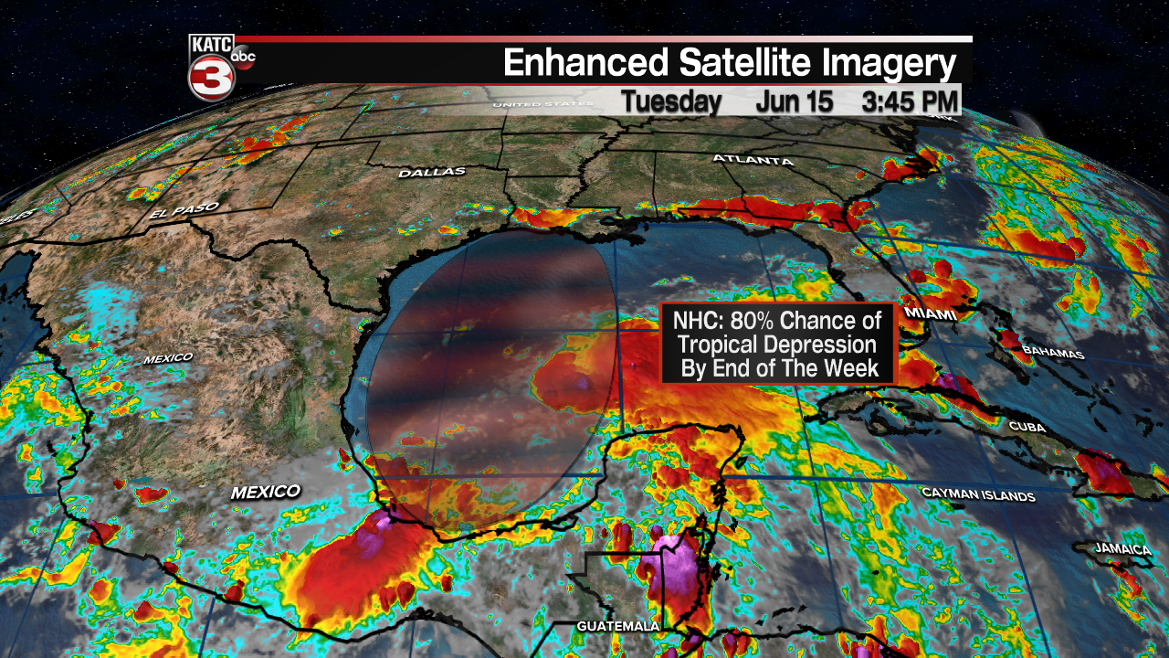 Odds of depression formation in Gulf growing...so is a flooding rain threat - Vimarsana News