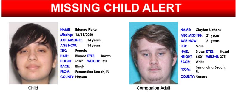 Florida missing child alert canceled for missing 14-yea-old girl - Vimarsana News