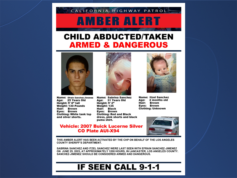 Amber Alert issued for woman, baby allegedly kidnapped by man in LA area - Vimarsana News