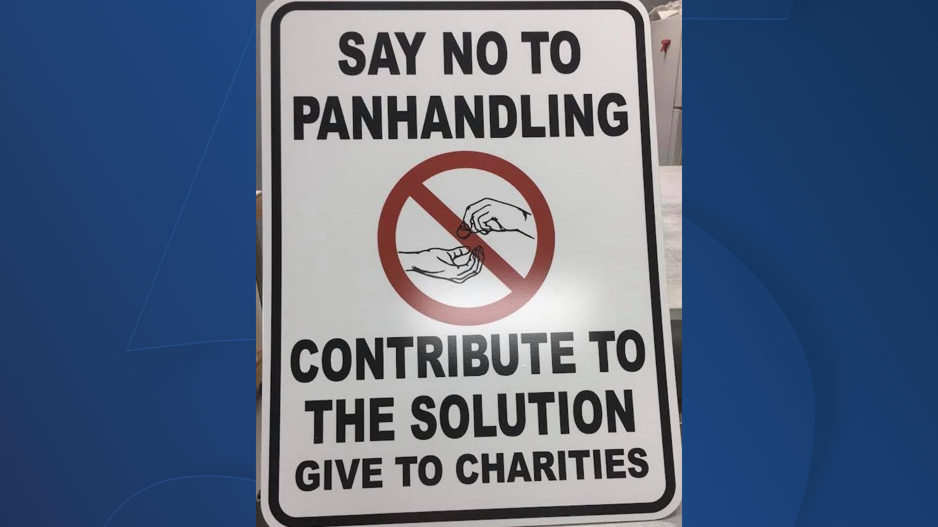 Cookeville uses signs to discourage panhandling - Vimarsana News
