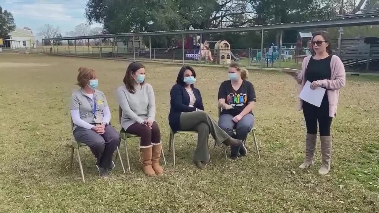 Grand Prairie Elementary staff get "pie in the face" in support of cancer research - Vimarsana News