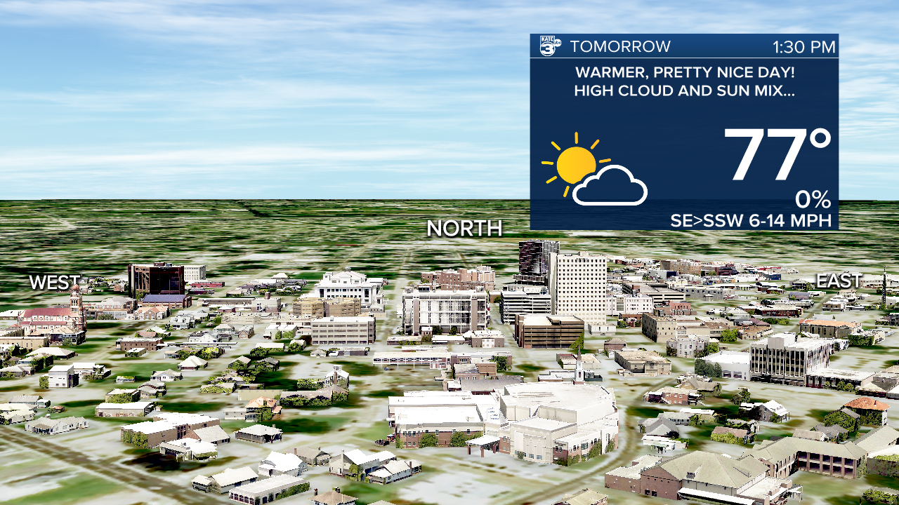 Warm & plenty of clouds Tuesday - Vimarsana News