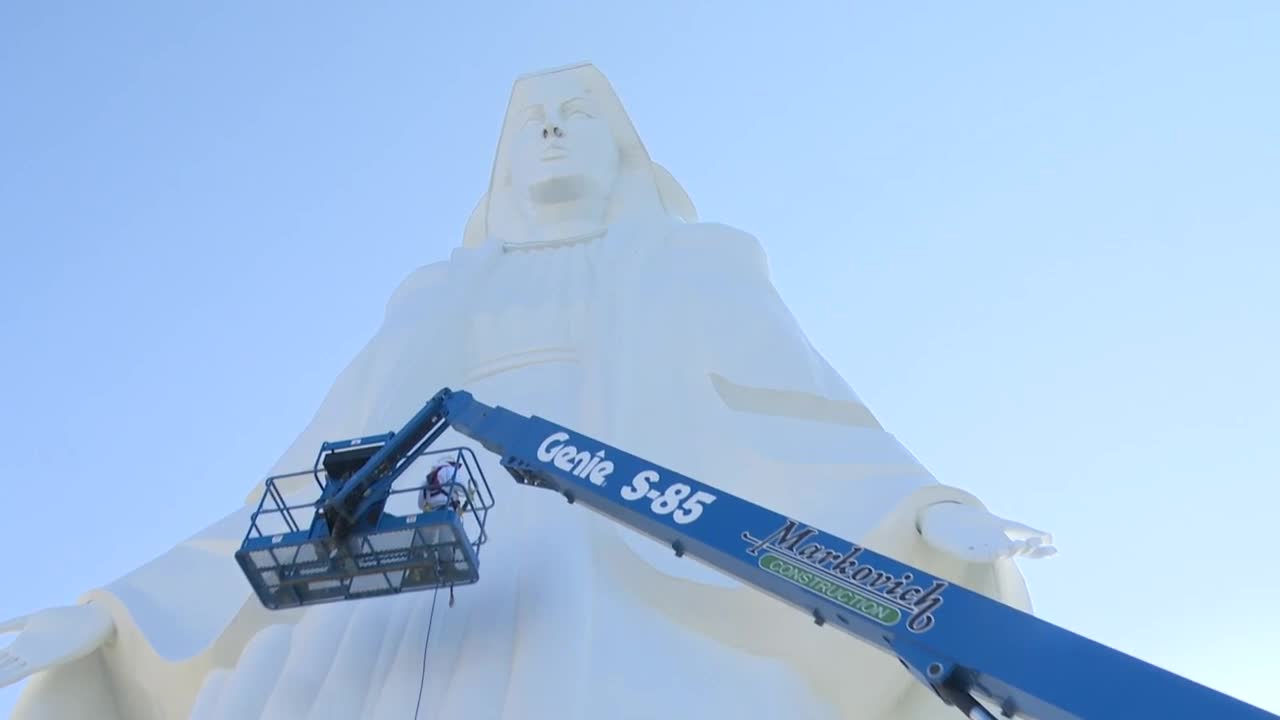 Our Lady of the Rockies gets first new coat of paint in a decade - Vimarsana News