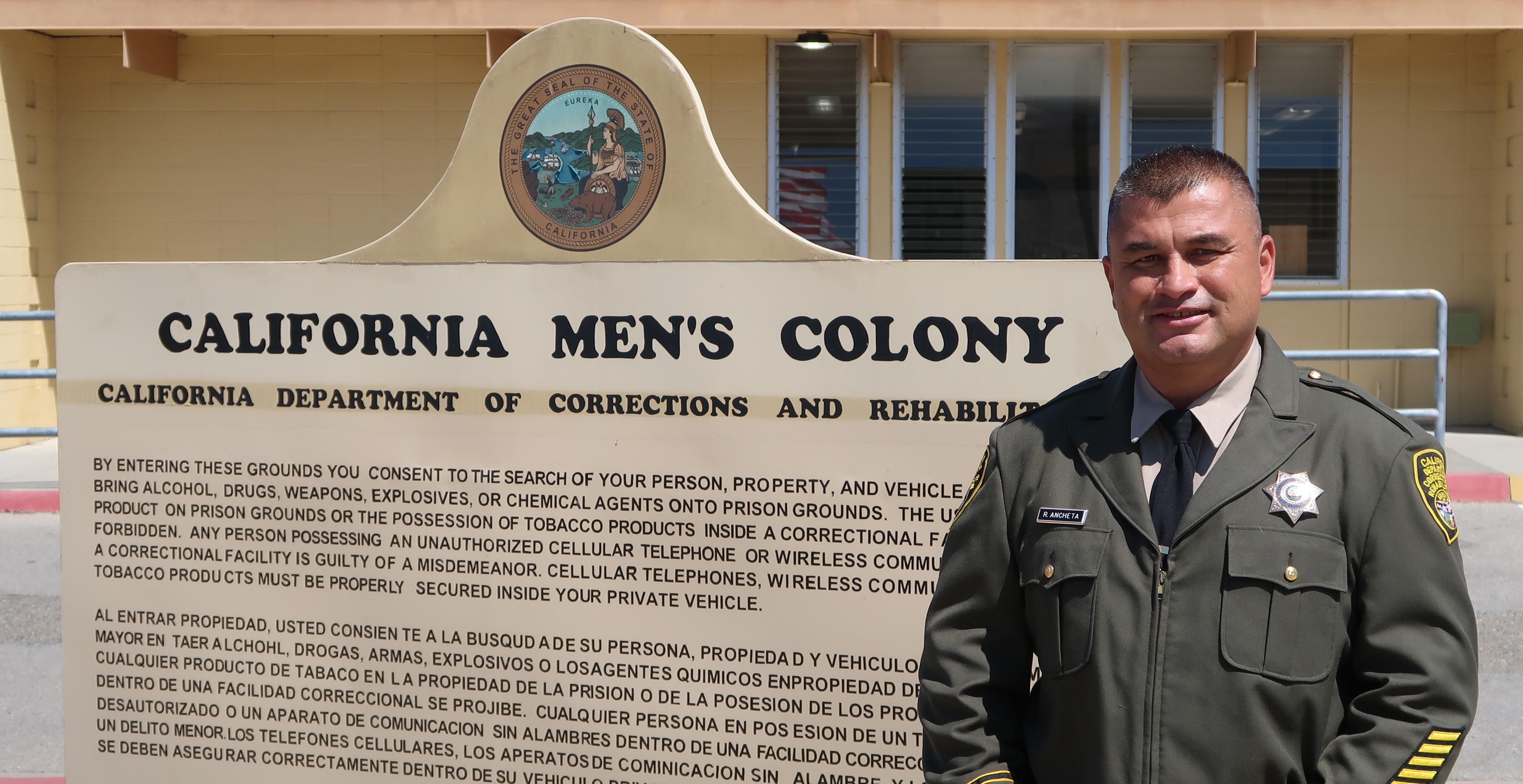 California Men's Colony Employee honored with Silver Star medal