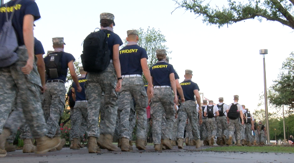 45th March to the Brazos was conducted Saturday morning, 18-mile trek for the A&M's Corps of Cadets - Vimarsana News