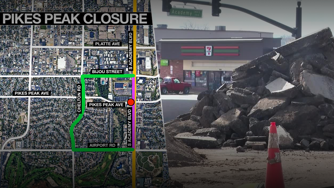 Roadwork Closes Pikes Peak Avenue in Colorado Springs, Know These Detours - Vimarsana News