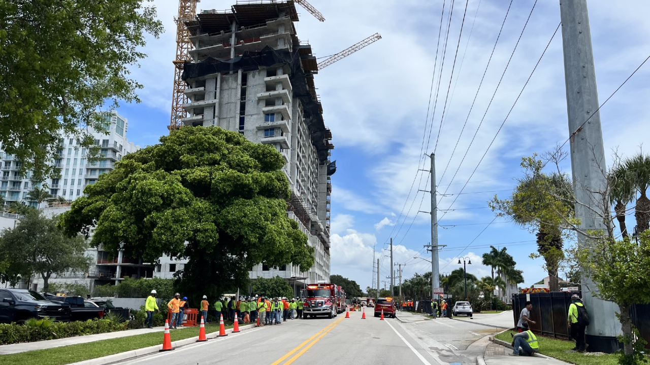 Construction worker rescued after accident at high-rise building - Vimarsana News