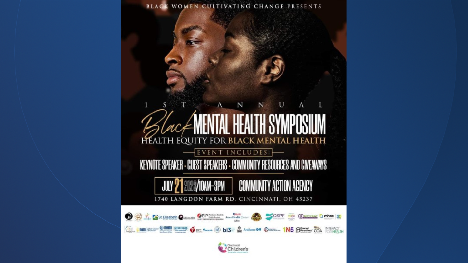 Cincinnati nonprofit to hold first ever Black mental health symposium - Vimarsana News
