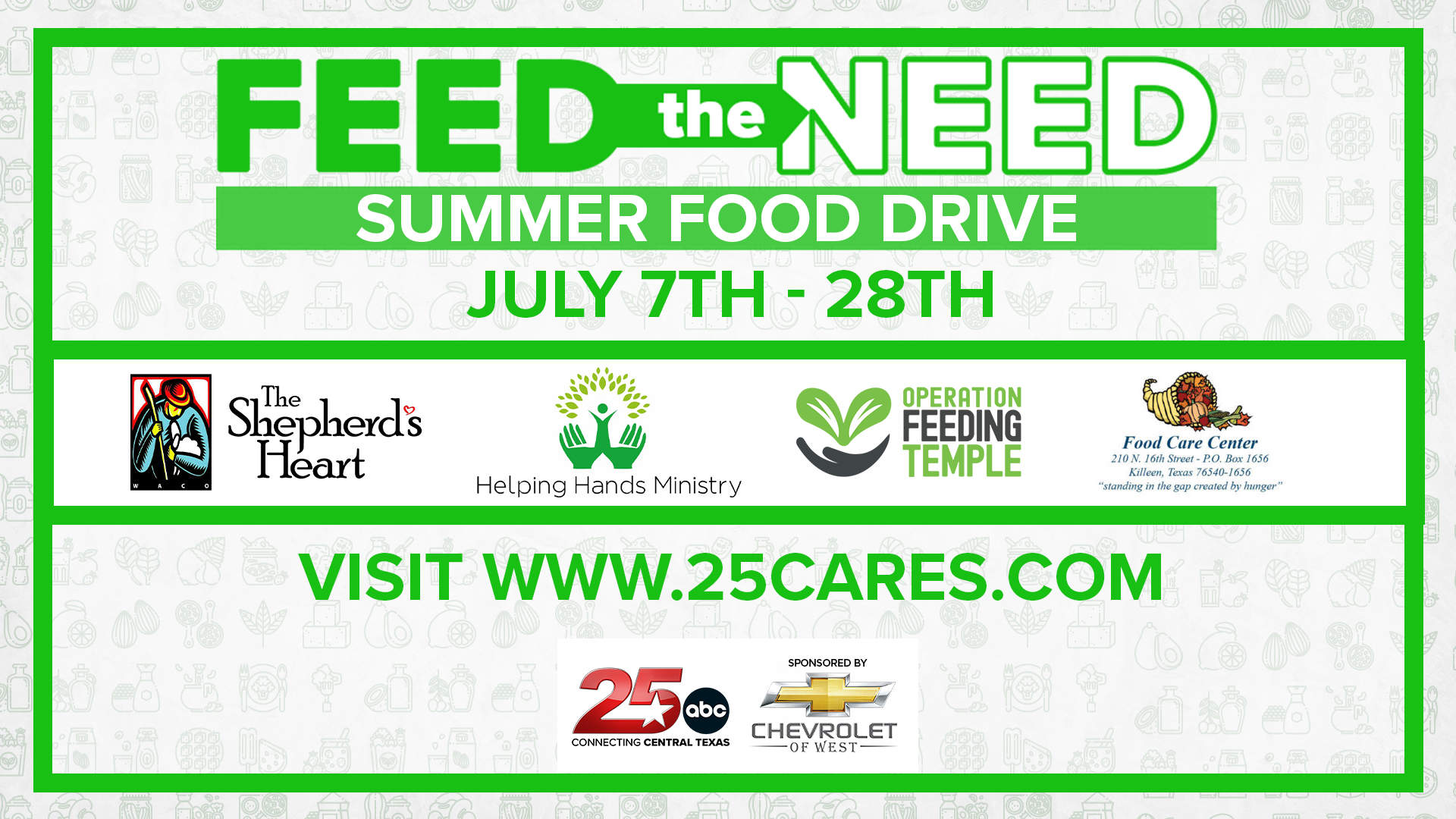 25 News partners with local food pantries for annual Feed the Need Summer Drive - Vimarsana News