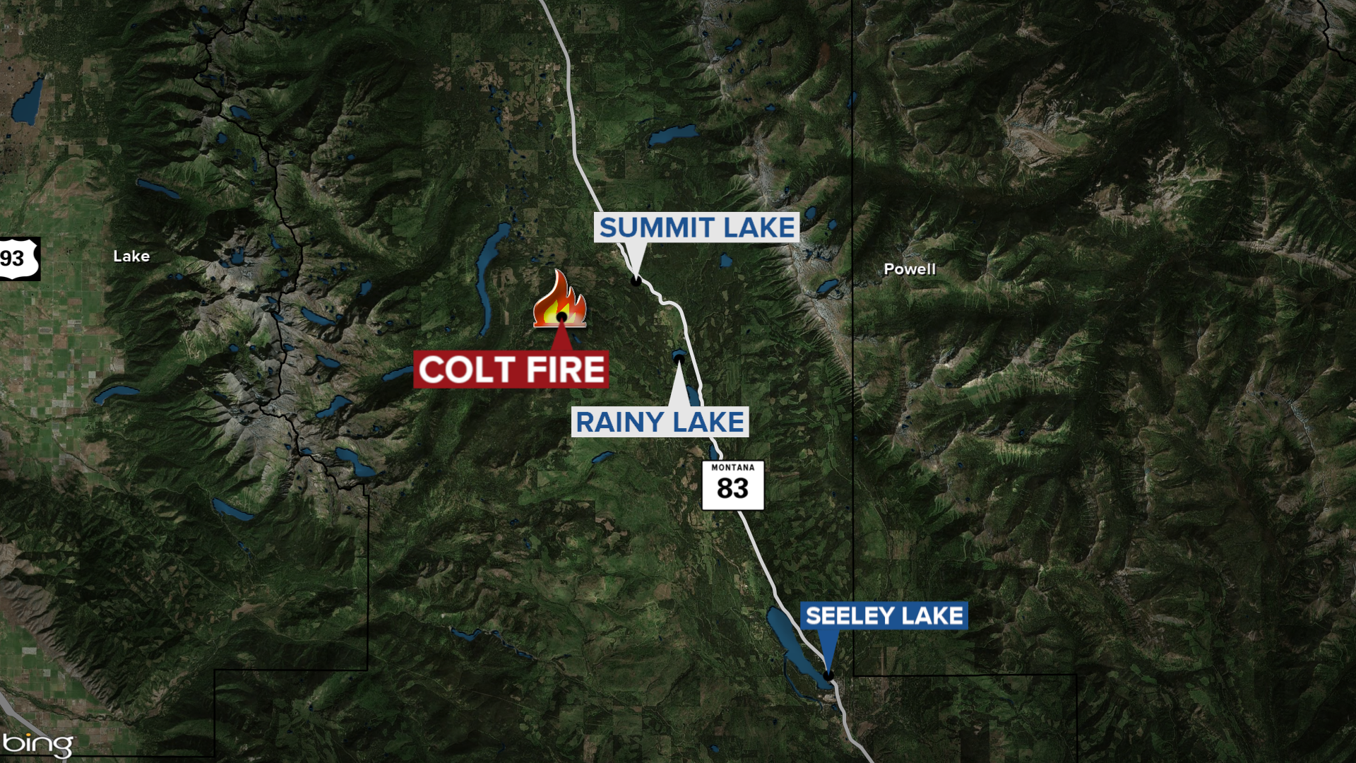 UPDATE: Evacuation Order issued in area of Colt Fire northwest of Seeley Lake - Vimarsana News