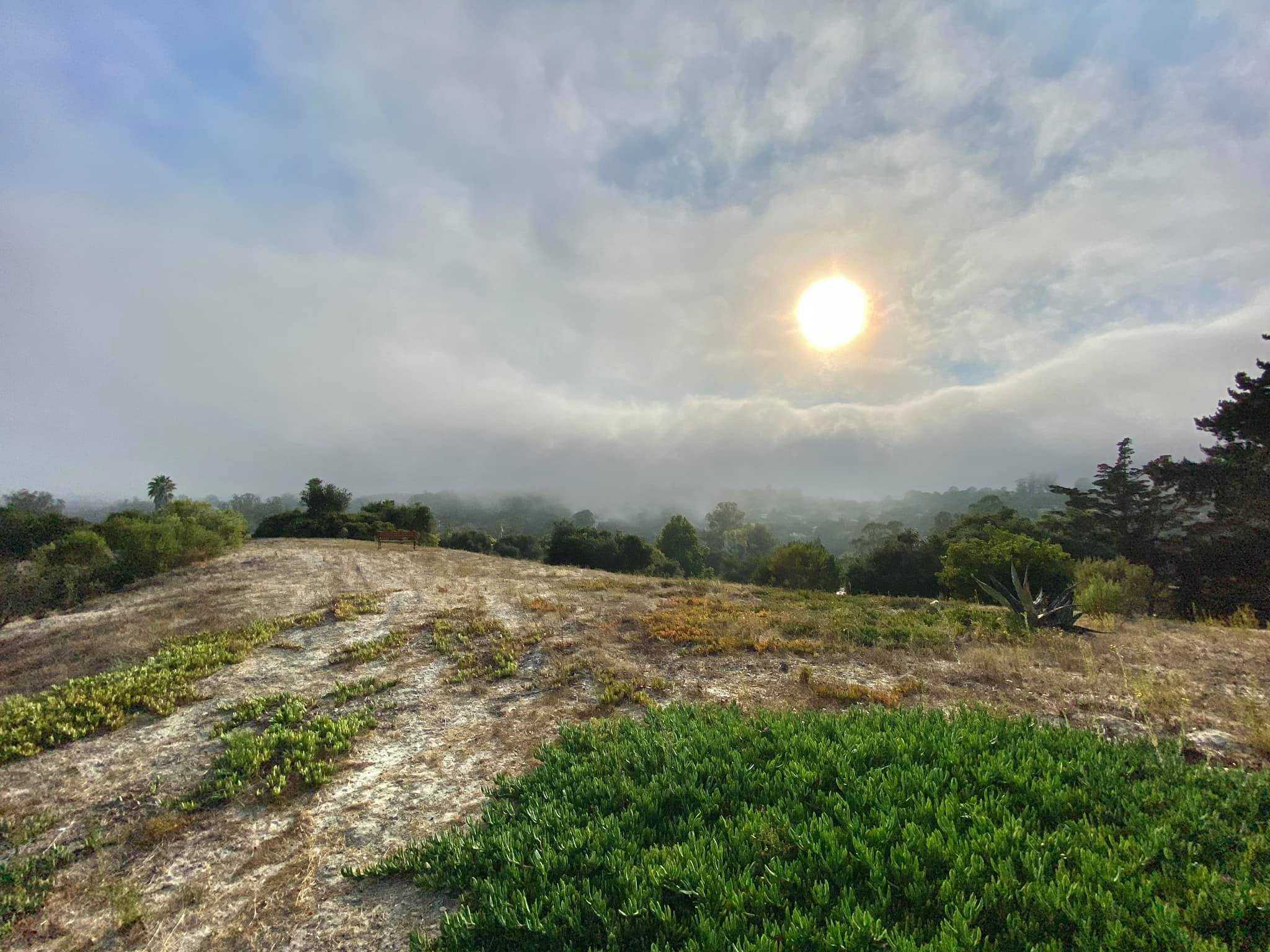 Cooler, partly cloudy start to the week