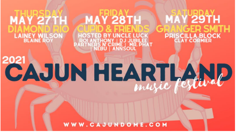 Cajundome announces Cajun Heartland music festival for Memorial Day weekend - Vimarsana News