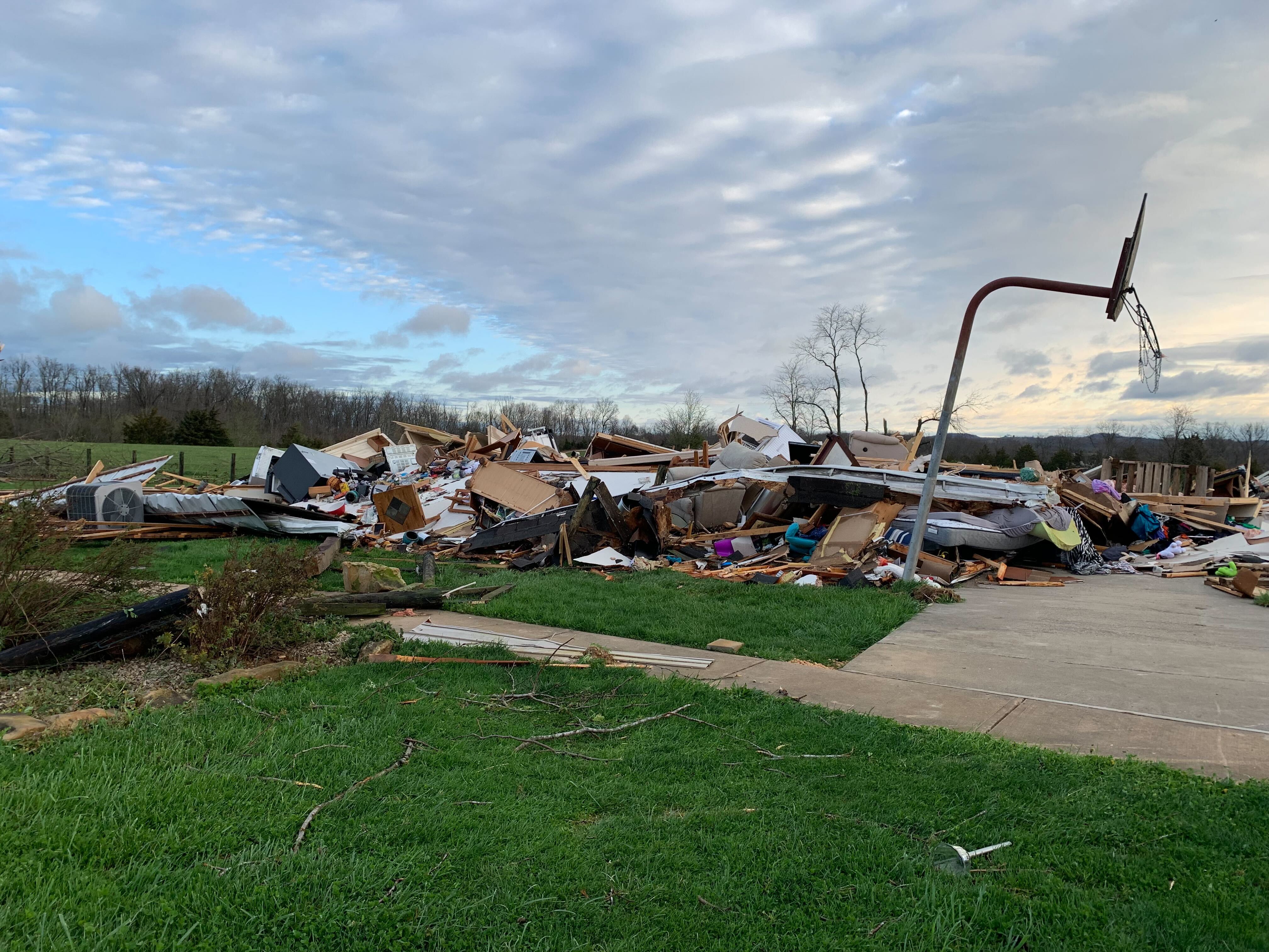 Storm damage Adams County: One home completely leveled, flooding, fallen trees - Vimarsana News