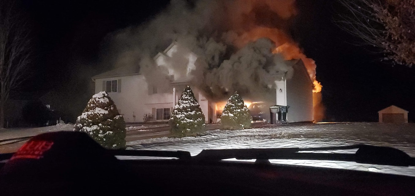 Solon firefighters battle large house fire - Vimarsana News