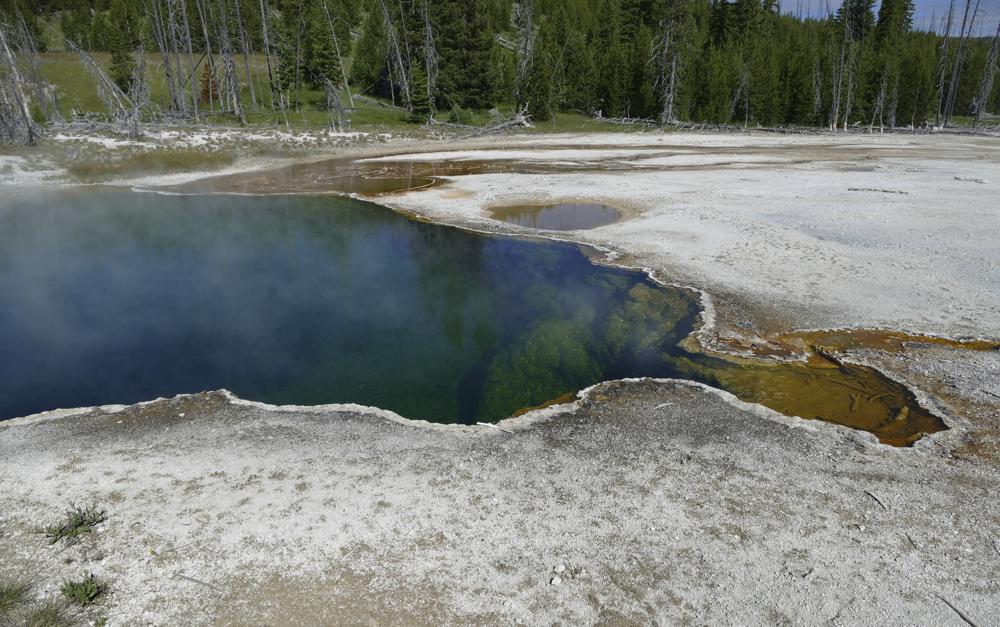 Part of a foot, in a shoe, spotted in Yellowstone hot spring - Vimarsana News