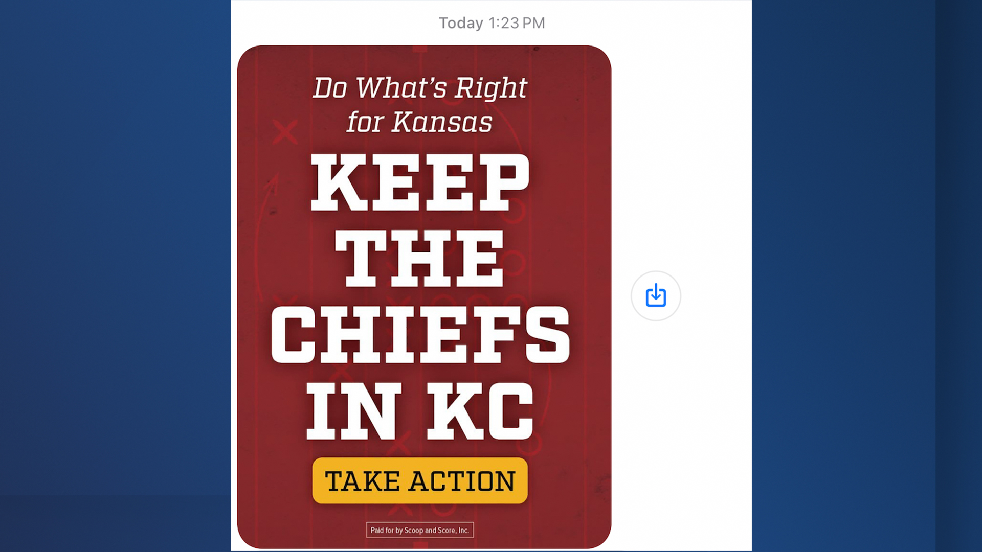 Cell phone users receive text about keeping Chiefs in Kansas City - Vimarsana News