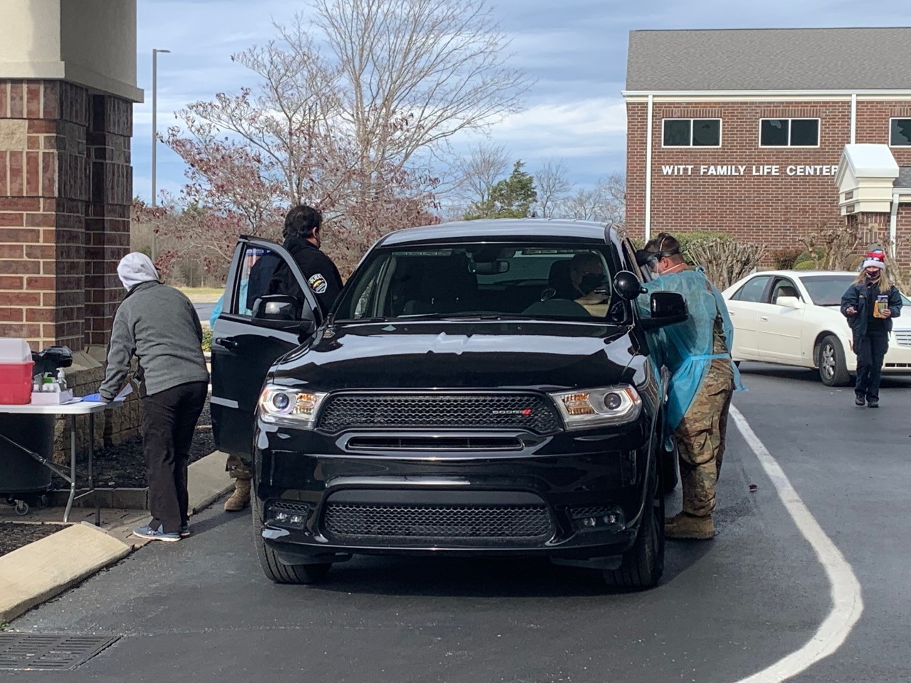 First responders get COVID-19 vaccine in drive-thru - Vimarsana News