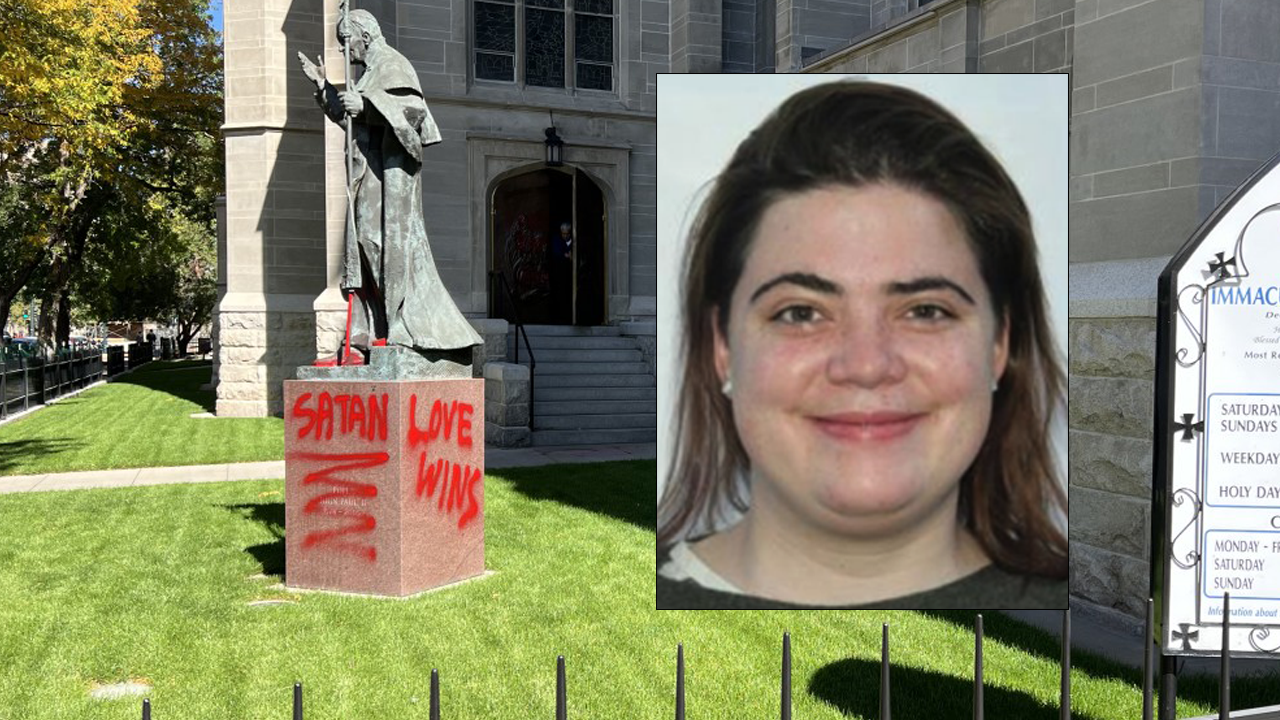 Woman charged with hate crime in connection to Catholic cathedral vandalism - Vimarsana News