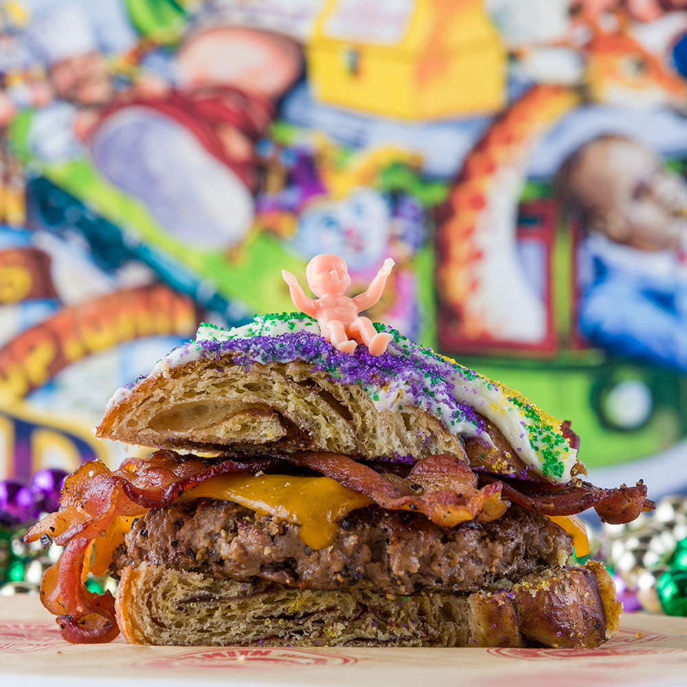 King cake burger returns to Burgersmith locations this February - Vimarsana News