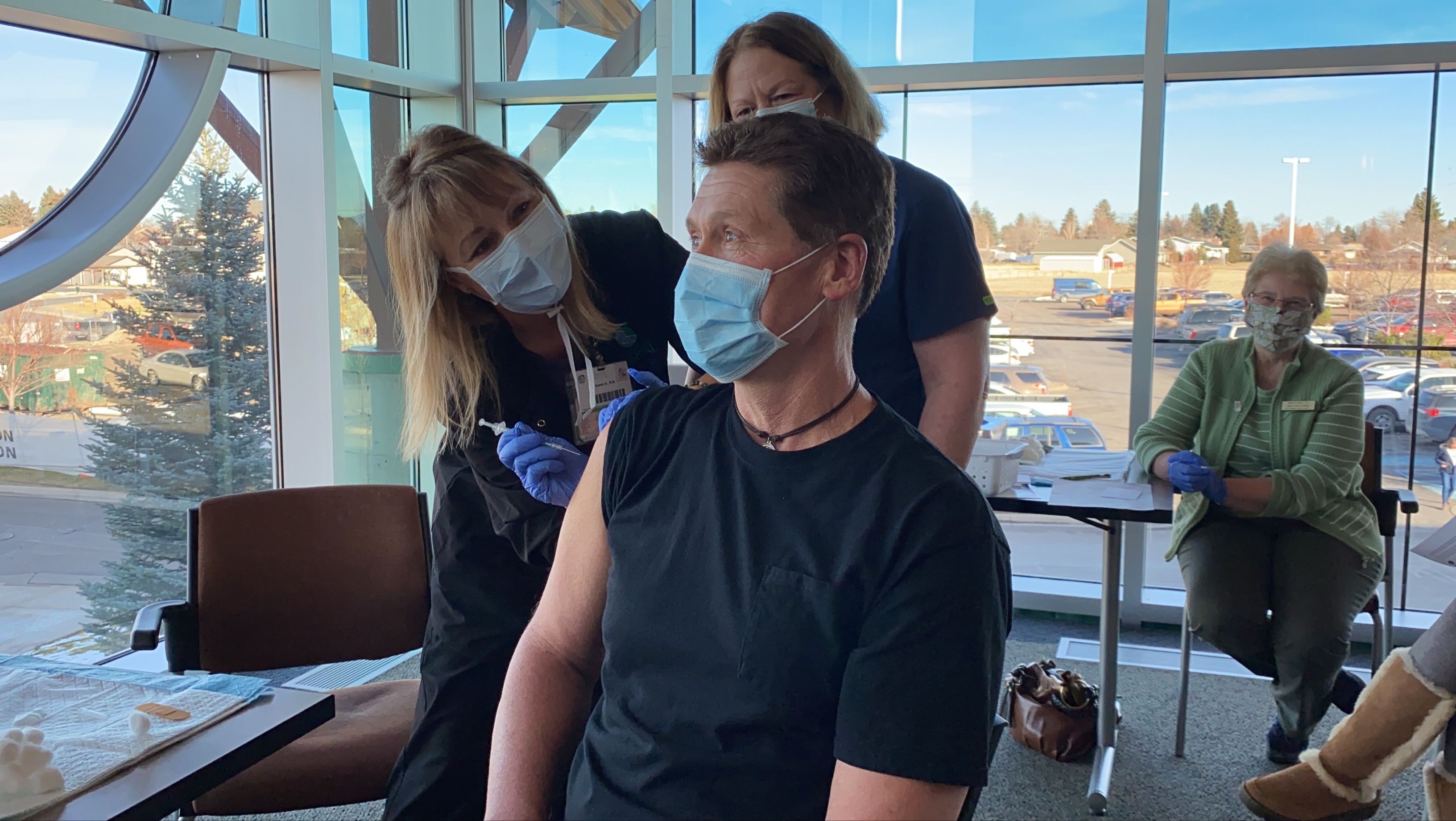Great Falls residents receive COVID vaccine - Vimarsana News