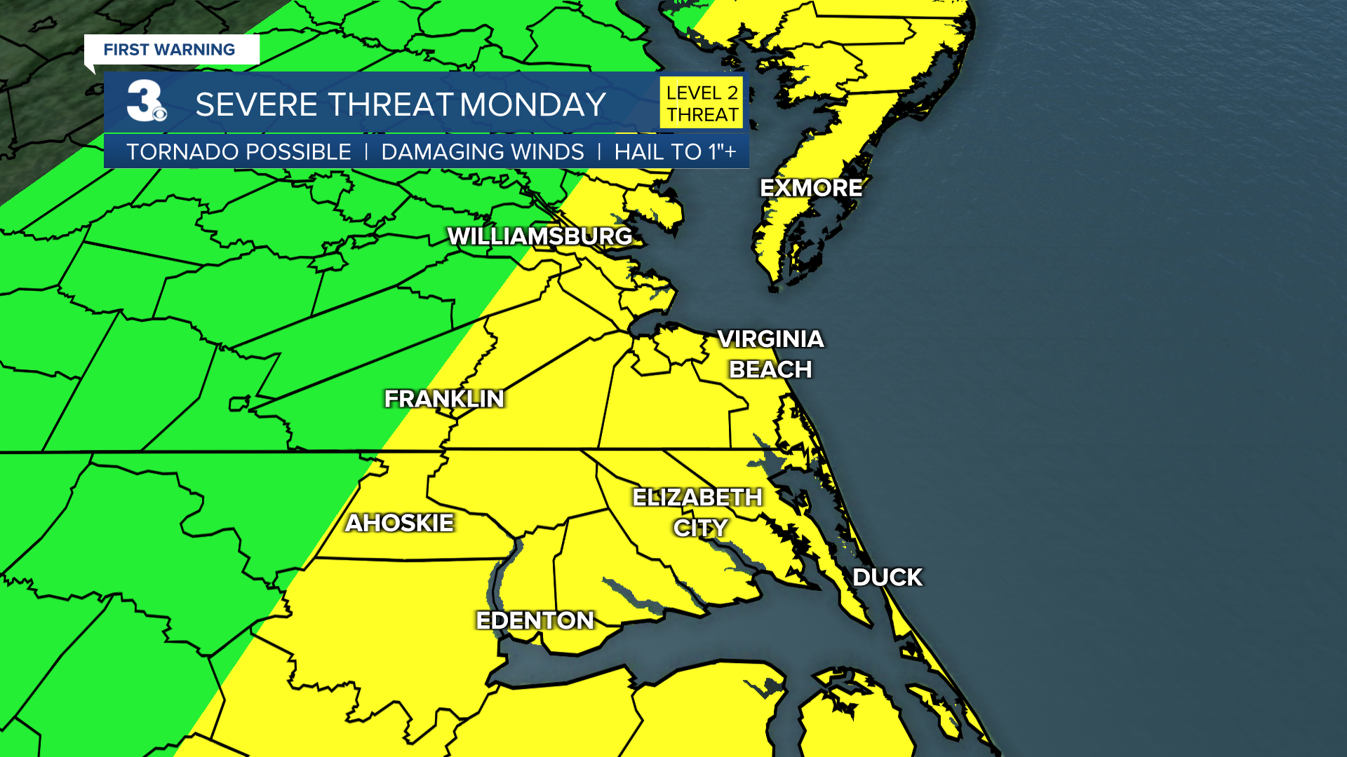 First Warning Forecast: Severe storm risk, warm, and humid to start the week - Vimarsana News