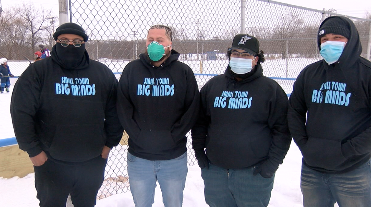 Four young men build ice rink for Dunkirk community - Vimarsana News