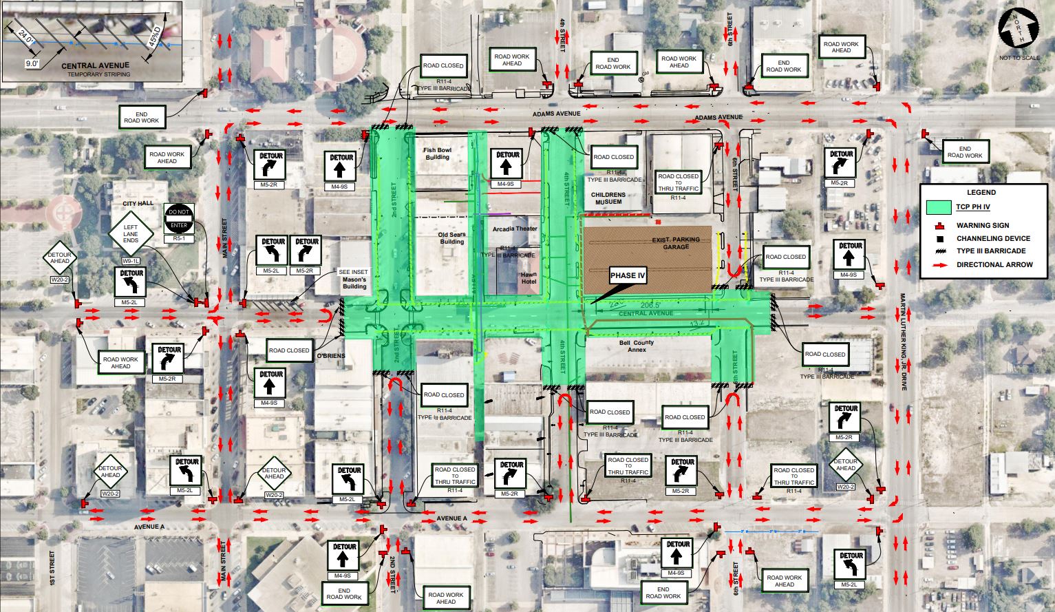 More streets to close in Downtown Temple due to construction - Vimarsana News