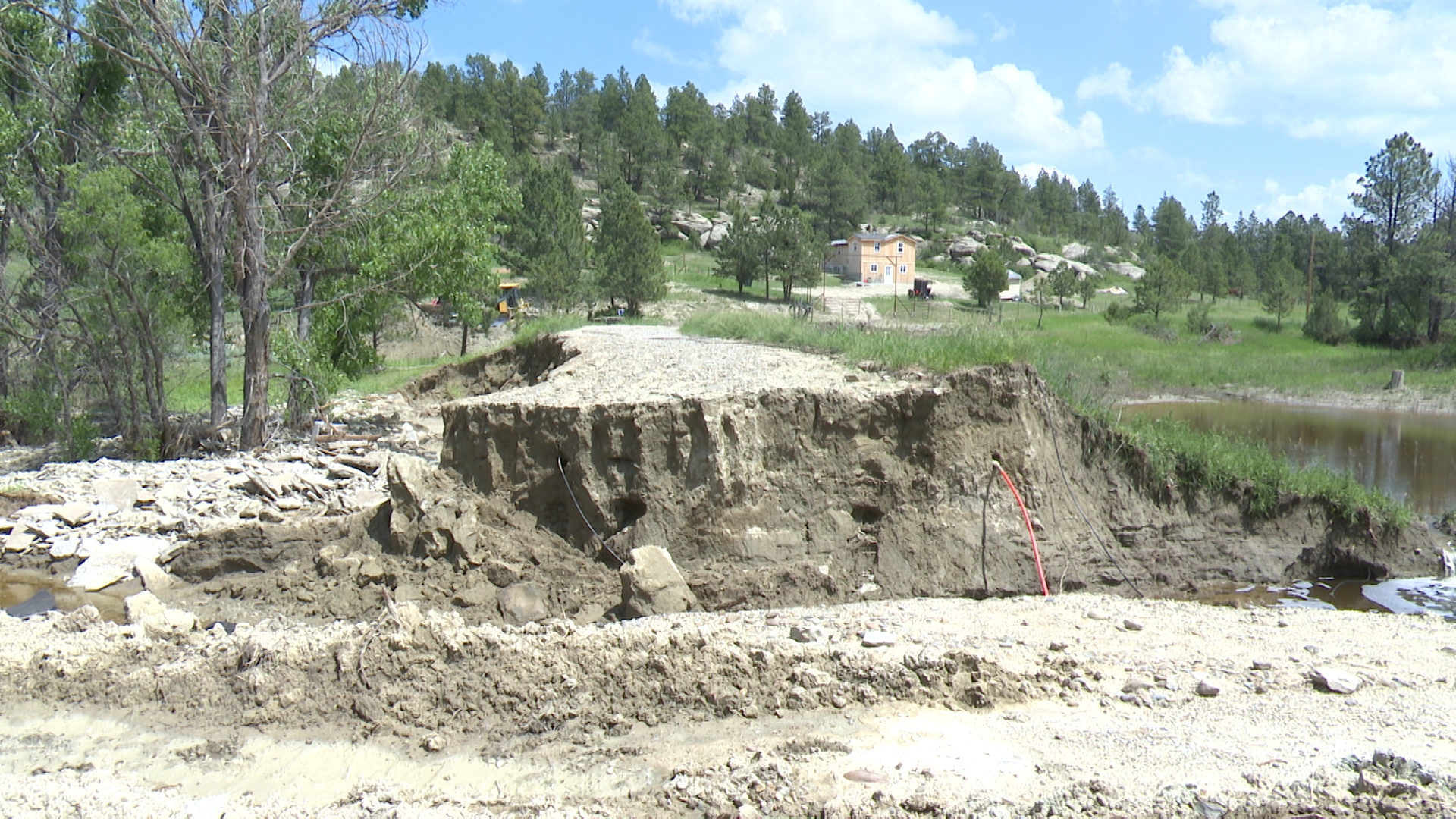 'We're locked in': Roundup road washed away, leaving many stranded - Vimarsana News