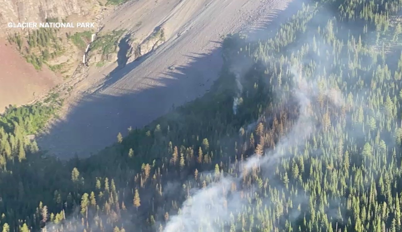 Quartz Fire in Glacier National Park grows to 1,163 acres - Vimarsana News