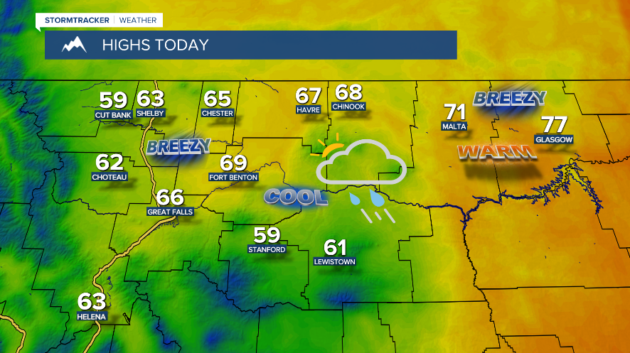 Temperatures back to 60s with chances of scattered showers - Vimarsana News
