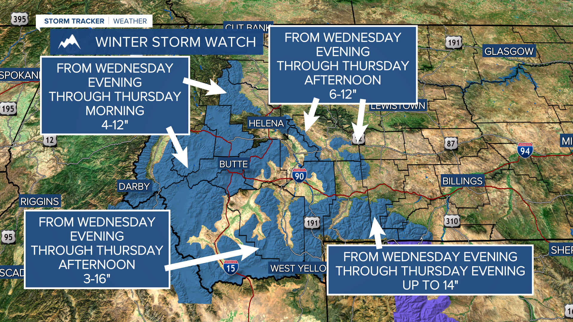 "Watching" the Potential for Heavy Mountain Snow Wednesday and Thursday - Vimarsana News
