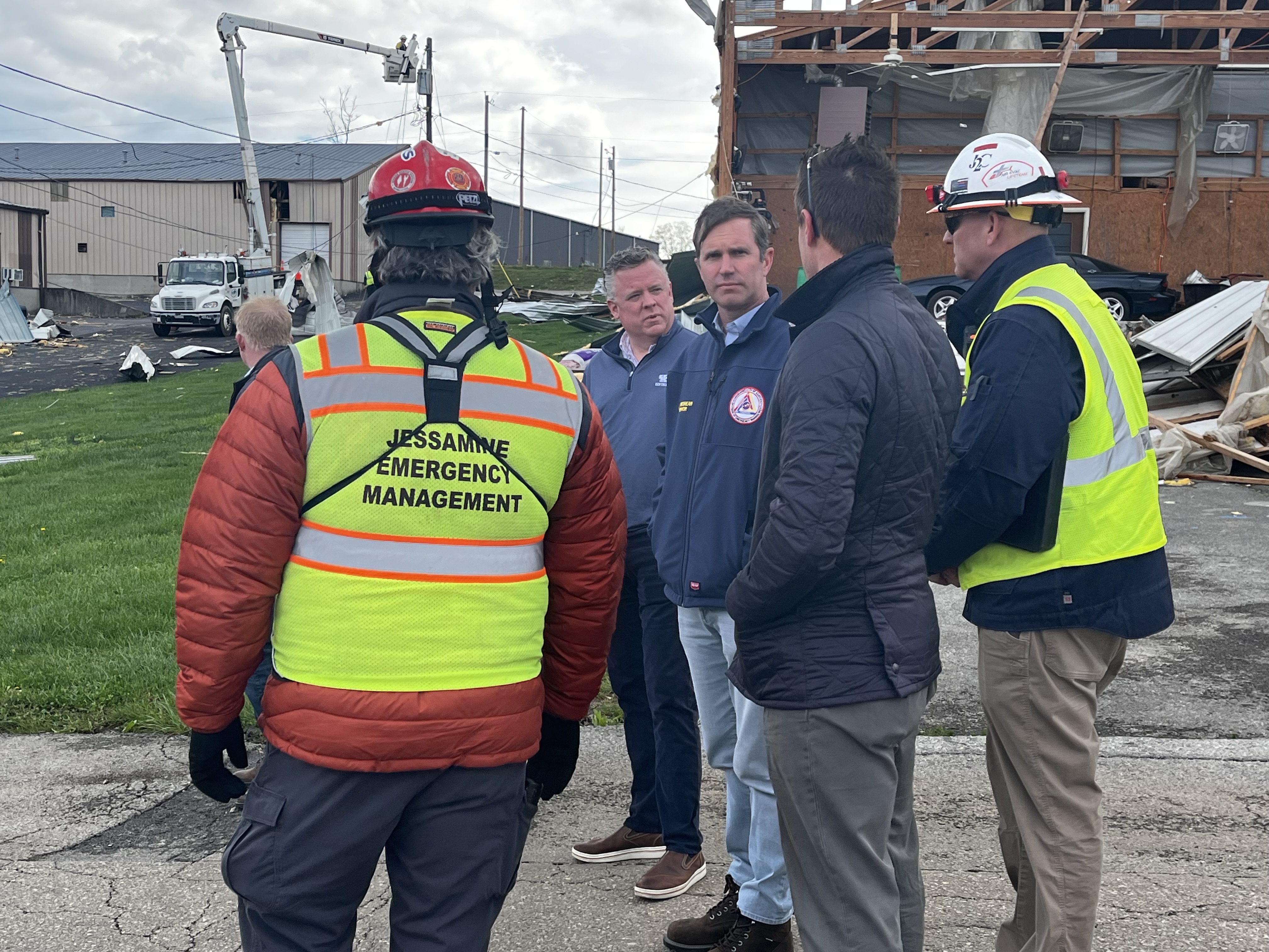 Gov. Beshear visits Jessamine County area damaged by tornado - Vimarsana News